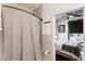 Bathroom with a shower/tub combo and access to the bedroom at 1300 Dekalb Ne Ave # 711, Atlanta, GA 30307