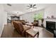 Spacious open-concept living room and kitchen area, perfect for entertaining and gatherings at 105 Arbor Creek Trl, Dallas, GA 30157