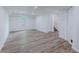 Spacious basement featuring vinyl plank flooring, recessed lighting, and a closet at 159 Aztec Se Way, Acworth, GA 30102