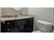 Bathroom vanity with glass bowl sink and a granite countertop at 3924 Ashford Dunwoody Road Northeast Ne Rd, Atlanta, GA 30319