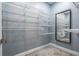 Organized walk-in closet with wire shelving and a full-length mirror at 3924 Ashford Dunwoody Road Northeast Ne Rd, Atlanta, GA 30319