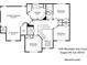 Floor plan featuring primary and three other bedrooms, two baths, and a sitting room at 1245 Mountain Ivey Ct, Sugar Hill, GA 30518