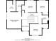 Second floor layout with the primary bedroom, bathroom and additional bedrooms at 806 Chelsea Wood Ct, Stockbridge, GA 30281