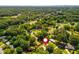 Nice aerial perspective of the house in a beautiful neighborhood with green trees at 941 Shirley Se St, Smyrna, GA 30082