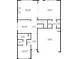 Layout showcasing kitchen, living, dining, garage, sitting room, and baths for easy navigation at 12 Pine St, Roswell, GA 30075