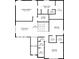 Upstairs floorplan with bedrooms, baths, laundry, and sitting room for spacious and functional living at 12 Pine St, Roswell, GA 30075