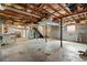 Unfinished basement with block walls, utility hookups and concrete floor ready for customization at 230 Oakridge Se Dr, Cartersville, GA 30121