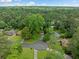 An aerial view of a charming neighborhood nestled among green trees, showcasing the property's scenic location at 3047 Hudson Ct, Decatur, GA 30033