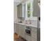 Kitchen with stainless steel appliances and stone countertops at 3834 Chamblee Dunwoody Rd, Atlanta, GA 30341