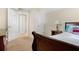 Bedroom showcasing carpet flooring, multiple closets and a delightful lamp at 3510 Dunn Se St, Smyrna, GA 30080