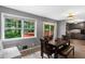Cozy dining area with natural light and views of the deck and backyard at 3510 Dunn Se St, Smyrna, GA 30080