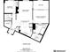 Layout of the home showing the relationship between kitchen, dining, living, and sleeping areas at 2881 Peachtree Ne Rd # 1202, Atlanta, GA 30305