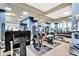 Fitness center with full wall mirror, ample workout equipment, and rubber flooring at 2881 Peachtree Ne Rd # 1202, Atlanta, GA 30305