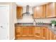 Gourmet kitchen featuring granite countertops, modern cabinetry, stainless appliances and a gas cooktop at 2881 Peachtree Ne Rd # 1202, Atlanta, GA 30305