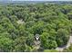 A home nestled in a green forest with a birds-eye view at 405 Forest Valley Road, Sandy Springs, GA 30342