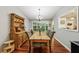 Charming dining room with hardwood floors, natural light, and stylish furniture at 405 Forest Valley Road, Sandy Springs, GA 30342