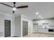 Basement features a small kitchenette with shaker cabinets at 1294 Six Sisters St, Dacula, GA 30019