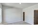 Bright bedroom with neutral carpet, white walls, and modern trim at 1294 Six Sisters St, Dacula, GA 30019