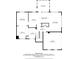 Main level floor plan includes kitchen, dining room, living room, office, bathrooms, garage and sunroom at 1975 Fairway Close Ter, Lawrenceville, GA 30043