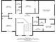 Upstairs floor plan includes bedrooms, bathrooms, walk-in closet, and laundry room for added convenience at 1975 Fairway Close Ter, Lawrenceville, GA 30043