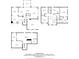 A complete set of floor plans with dimensions for all three floors of the house at 1975 Fairway Close Ter, Lawrenceville, GA 30043