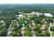 Scenic aerial view of a neighborhood featuring mature trees and convenient access to nearby amenities at 2117 Stephens Walk, Dunwoody, GA 30338