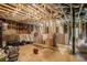 Unfinished basement with exposed framing, providing a blank canvas for customization at 1981 Sumter Ct, Lawrenceville, GA 30044