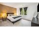 Stylish bedroom featuring a statement wall, ambient lighting, and modern decor at 1981 Sumter Ct, Lawrenceville, GA 30044