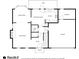 First floor plan featuring an open-concept layout with a spacious living area, kitchen, and garage at 1981 Sumter Ct, Lawrenceville, GA 30044