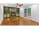 Inviting living room featuring a cozy fireplace, built-in shelving and French doors to the outside at 2210 Chrysler Ne Ter, Atlanta, GA 30345