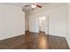 Spacious primary bedroom featuring hardwood floors and ensuite bath at 2735 Sudbury Trce, Norcross, GA 30071