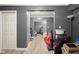 View of basement featuring storage, recreation equipment, and a doorway at 1709 Grove Se Ct, Conyers, GA 30013