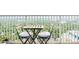 Balcony features outdoor seating with tree-top view at 855 Peachtree Ne St # 2913, Atlanta, GA 30308