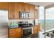 Gourmet kitchen featuring stainless steel appliances and granite countertops at 855 Peachtree Ne St # 2913, Atlanta, GA 30308