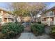 Private pool area surrounded by mature trees and landscaping at 869 Briarcliff Ne Rd # B20, Atlanta, GA 30306