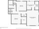 Second floor floorplan featuring two bedrooms, two bathrooms, closets and stairs at 10845 Shallowford Rd, Roswell, GA 30075