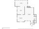 First floor floorplan featuring a sunroom, kitchen, dining room, living room, and stairs at 10845 Shallowford Rd, Roswell, GA 30075