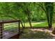 Backyard featuring patio and lush green lawn area at 2041 Trailwood Rd, Decatur, GA 30032