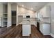 Beautiful kitchen featuring white cabinets, granite countertops, and stainless steel appliances at 92 Jeffrey Ln, Dallas, GA 30157