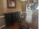 Classic dining room showcasing dark furniture, matching decor, and warm lighting at 2295 Amberbrook Lane Ln, Grayson, GA 30017