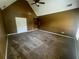Spacious main bedroom with high ceilings, fan, carpeted floor, and ensuite bathroom access at 2295 Amberbrook Lane Ln, Grayson, GA 30017