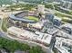 Aerial view of Truist Park and The Battery Atlanta, highlighting its prime location and vibrant surroundings at 3150 Woodwalk Se Dr # 3112, Atlanta, GA 30339