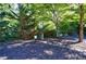 Community dog park featuring pet waste station, mulch, benches, and mature trees to provide plenty of shade at 3150 Woodwalk Se Dr # 3112, Atlanta, GA 30339