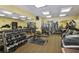 Community gym with weights, treadmills, stationary bikes, and mirrored walls at 3150 Woodwalk Se Dr # 3112, Atlanta, GA 30339