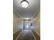 Hallway featuring neutral tones, carpet flooring, and recessed lighting at 3150 Woodwalk Se Dr # 3112, Atlanta, GA 30339