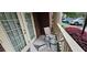Cozy outdoor patio featuring a small table and chairs, perfect for relaxing at 3150 Woodwalk Se Dr # 3112, Atlanta, GA 30339