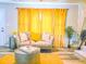 Cozy living room with decorative mirror, modern furniture, and inviting aesthetic at 2190 Gordon Se Cir, Smyrna, GA 30080