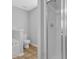 Bright bathroom featuring stand up shower at 3946 Village Crossing Ln, Ellenwood, GA 30294