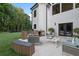 Expansive backyard featuring outdoor kitchen and patio area perfect for outdoor entertaining at 863 N Bay Overlook, Villa Rica, GA 30180