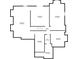 A detailed layout of the basement with dimension details for each section of the basement at 863 N Bay Overlook, Villa Rica, GA 30180